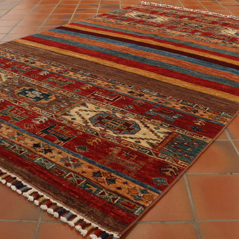 Handmade Afghan Samarkand rug - 273858