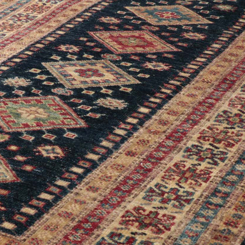 Extra fine handmade Afghan Kazak runner - 274079