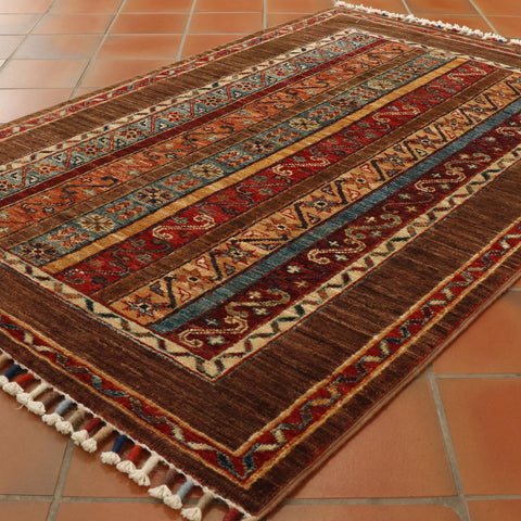 Fine handmade Afghan Samarkand rug - 274324