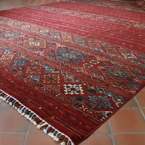 Handmade Afghan Samarkand carpet - 295728