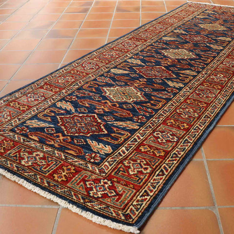 Fine handmade Afghan Kazak runner - 306325