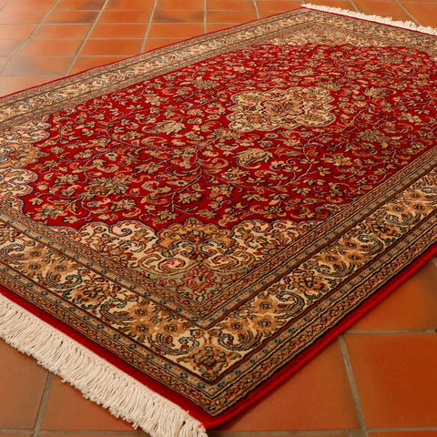 Fine handmade Kashmir Silk rug - 306355