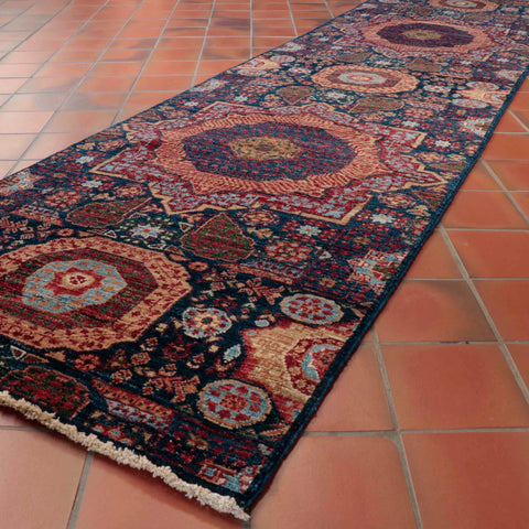 Handmade Afghan Mamluk runner - 306430