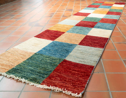 Handmade Afghan Loribaft runner - 306554