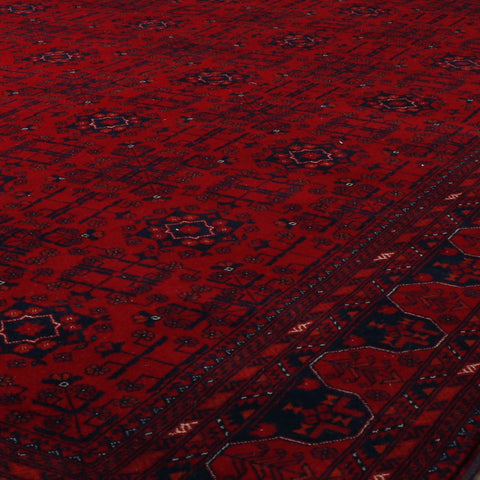 Fine handmade Afghan Belgique carpet - 306653