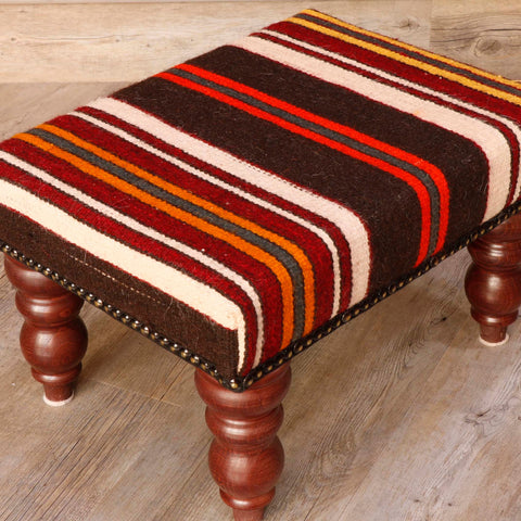 Small Turkish kilim stool - 306816