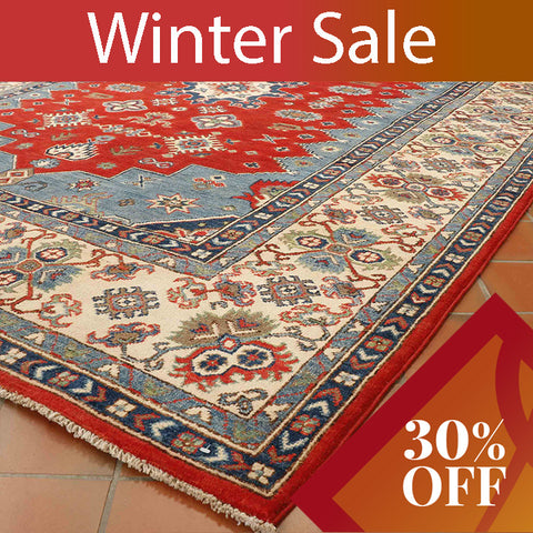 Handmade Comm Afghan Kazak rug - 30625968