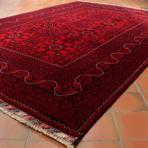 Handmade Afghan Kunduz rug - 306983