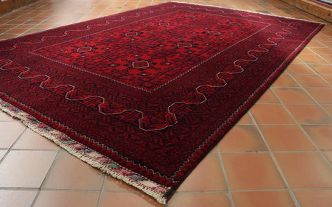 Handmade Afghan Kunduz rug - 306983