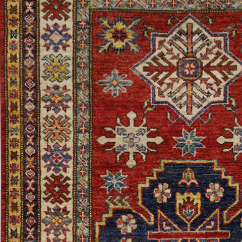 Handmade Afghan Kazak rug - ENR307029