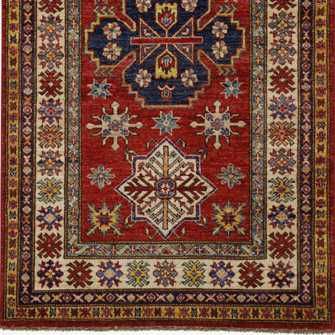 Handmade Afghan Kazak rug - ENR307029