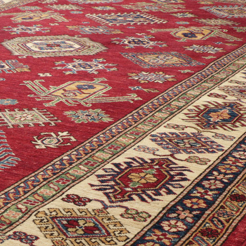 Fine handmade Afghan Kazak carpet - 307049