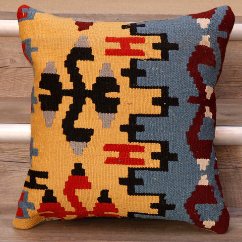 Small Handmade Turkish kilim cushion - 307200