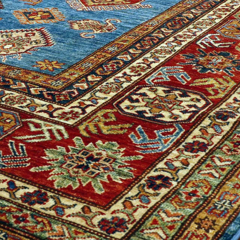 Fine handmade Afghan Kazak carpet - 307435