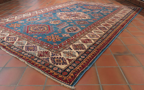 Handmade fine Afghan Kazak rug - 307452