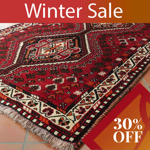 Handmade Oriental Shiraz rug - 30725615