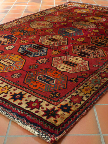 Handmade Persian Qashqai rug - 307625