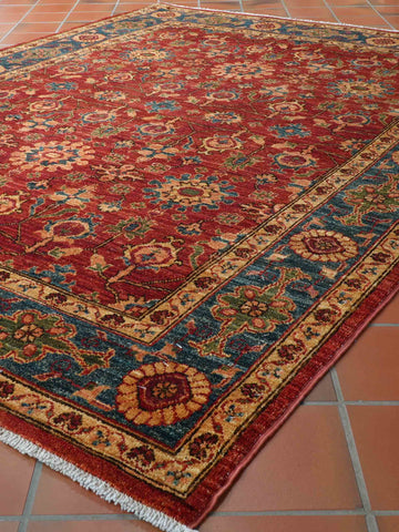 Fine handmade Afghan  Ziegler rug - 307636