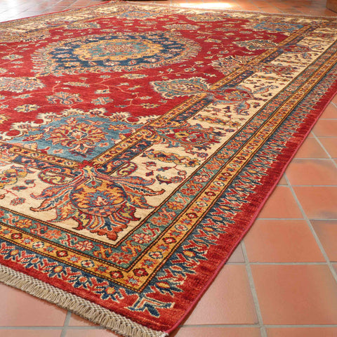 Fine handmade Afghan Kazak carpet - 307648