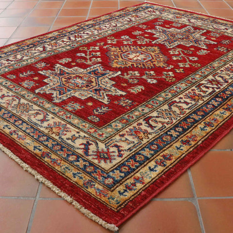 Handmade Afghan Kazak rug - 307756