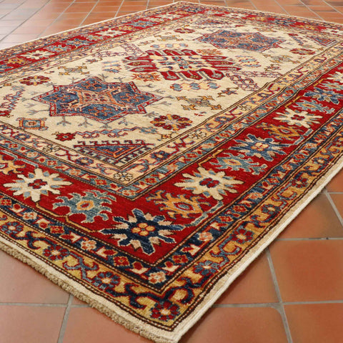 Handmade Afghan Kazak rug - 307780