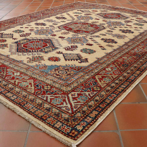 Extra fine handmade Afghan Kazak rug - 307785