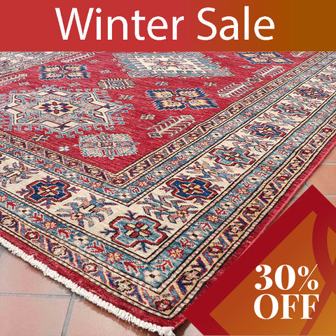 Handmade fine Afghan Kazak rug - 30725799