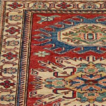 Fine handmade Afghan Kazak rug - ENR307890