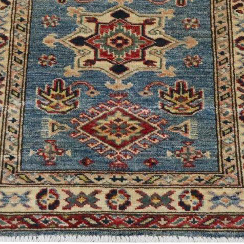 Handmade Afghan Kazak rug - ENR307896