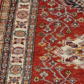 Handmade fine Afghan Kazak rug - ENR307900