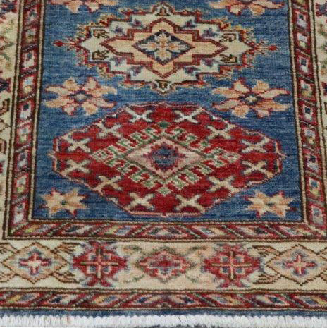 Handmade fine Afghan Kazak rug - ENR307903