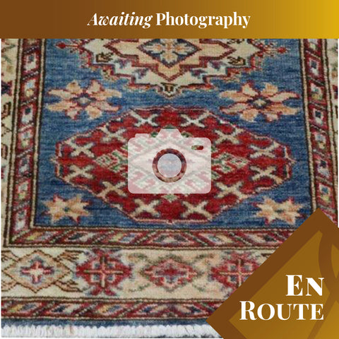 Handmade fine Afghan Kazak rug - ENR307903