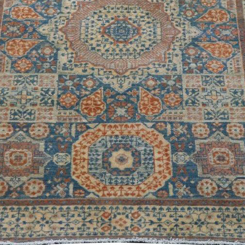 Handmade Afghan Mamluk rug - ENR307904