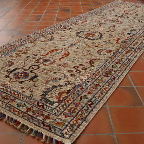 Handmade Afghan Samarkand runner - 307929