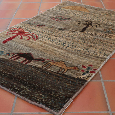 Handmade Afghan Luri Gabbeh rug - 307973
