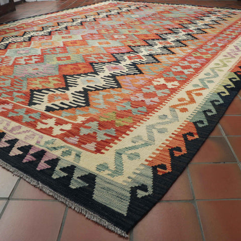 Handmade Afghan Kilim - 307987