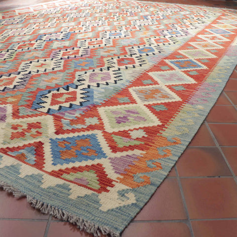 Handmade Afghan Kilim - 307993