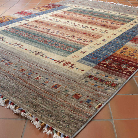 Handmade Afghan Loribaft rug - 308083