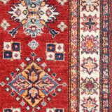 Handmade Afghan Kazak rug - ENR308098