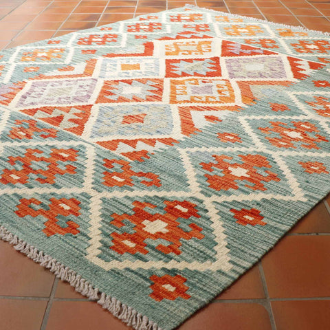 Handmade Afghan Kilim - 308120