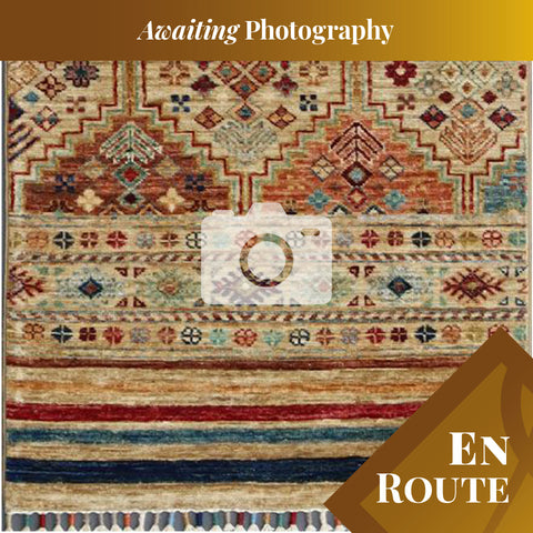 Handmade fine Afghan Samarkand runner - ENR308166