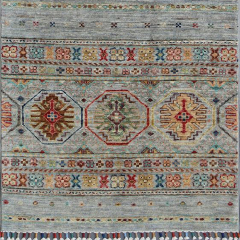 Handmade fine Afghan Samarkand runner - ENR308181