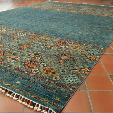 Handmade fine Afghan Samarkand rug - 308226