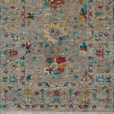 Handmade Modern Afghan Ziegler rug - ENR308241