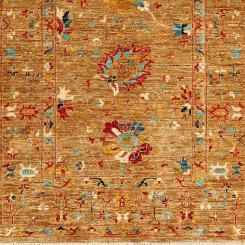 Handmade modern Afghan Ziegler rug - ENR308243