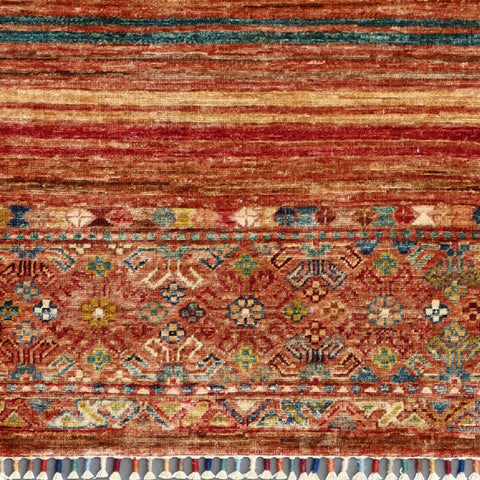 Handmade Afghan Samarkand rug - ENR308291