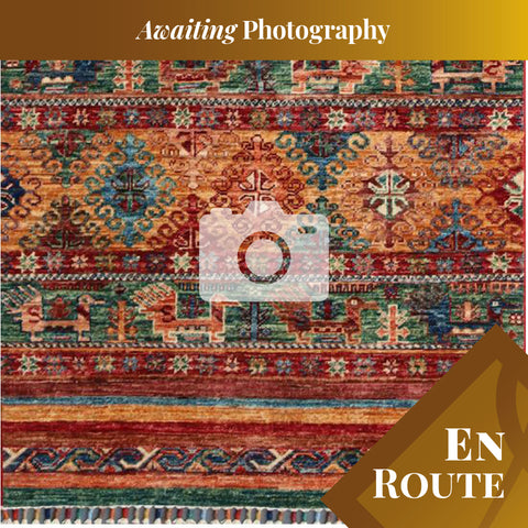 Handmade fine Afghan Samarkand runner - ENR308297