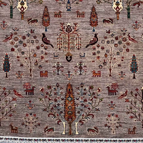 Handmade Afghan Kharjeen rug - ENR308306