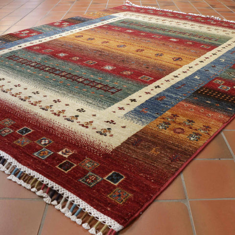 Handmade Afghan Loribaft rug - 308308