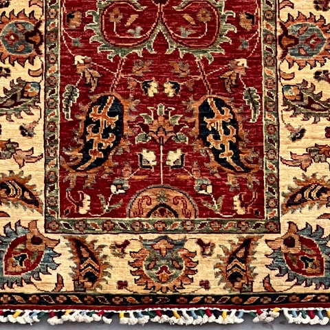 Handmade Afghan Kharjeen rug - ENR308319